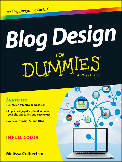 Title details for Blog Design For Dummies by Melissa Culbertson - Available